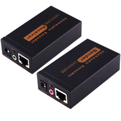 VGA & Audio Extender 1920x1440 HD 100m Cat5e / 6-568B Network Cable Sender Receiver Adapter, Transmission Distance: 100m