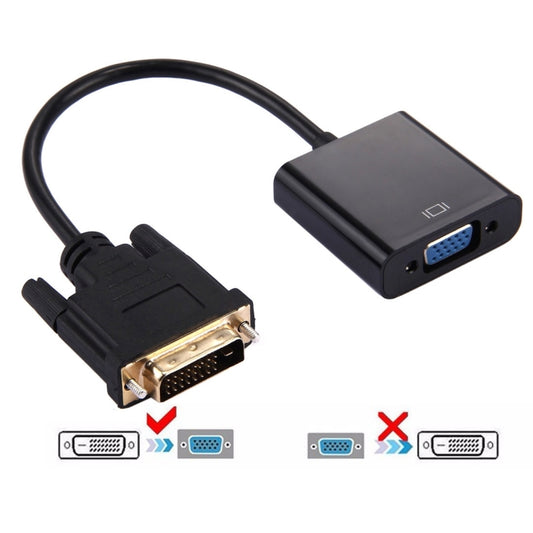 DVI-D 24+1 Pin Man to VGA 15 Pin HDTV Adapter Converter, DVI-D 24+1 Pin