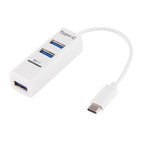 3 Ports USB+TF Card / White