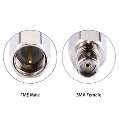 FME Male to SMA Female Connector Adapter, F Male to SMA Female