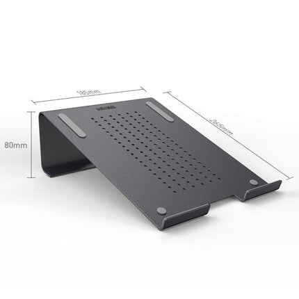 Aluminum Cooling Stand for Laptop, Suitable for Mac Air, Mac Pro,  iPad, and Other 11-17 inch Laptops, Aluminum Stand Grey