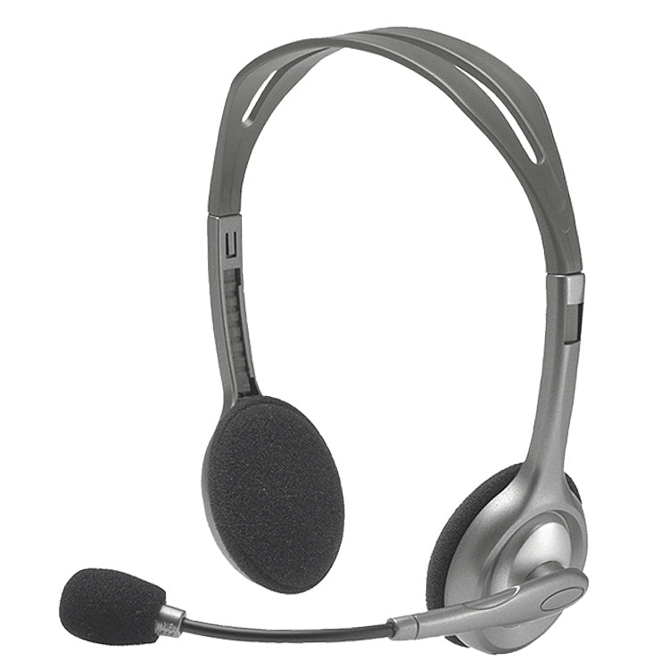 Logitech H110 Dual 3.5mm Audio Plugs Stereo Headset, H110