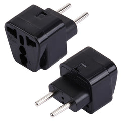 WD-9C Portable US UK Plug to EU Plug Adapter Power Socket Travel Converter, EU Plug