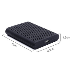 PT500 Scratch-resistant All-inclusive Portable Hard Drive Silicone Protective Case for Samsung Portable SSD T5, with Vents, Black, Red, White