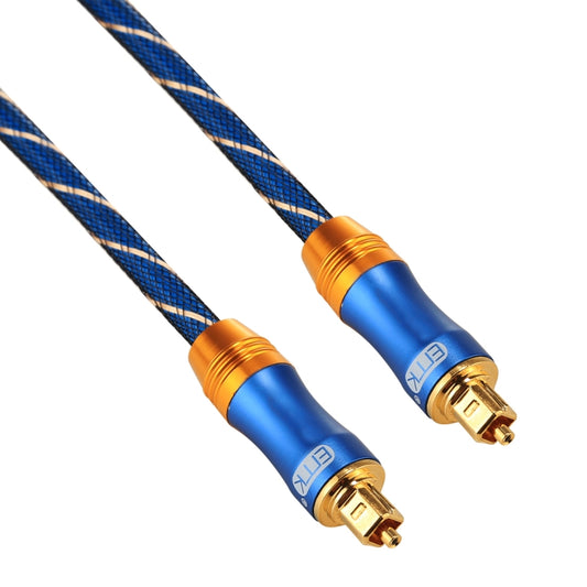 EMK LSYJ-A 1.5m OD6.0mm Gold Plated Metal Head Toslink Male to Male Digital Optical Audio Cable, Length: 1.5m