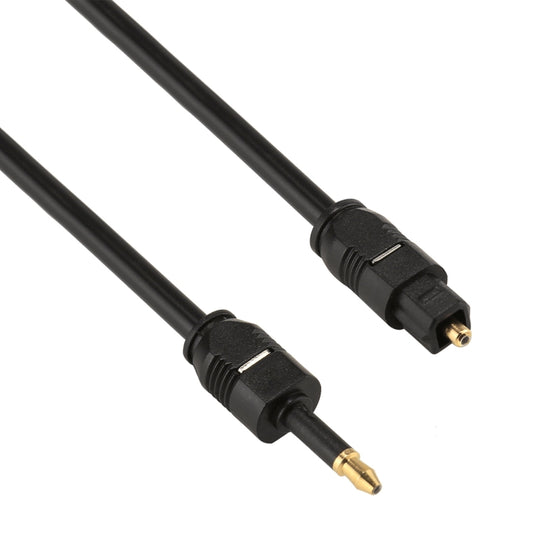 1m OD4.0mm Toslink Male to 3.5mm Mini Toslink Male Digital Optical Audio Cable, 1m