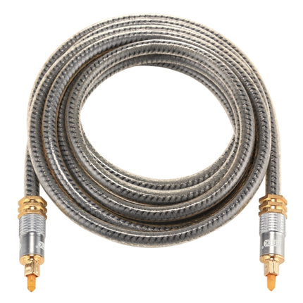 EMK YL-A 3m OD8.0mm Gold Plated Metal Head Toslink Male to Male Digital Optical Audio Cable, Length: 3m