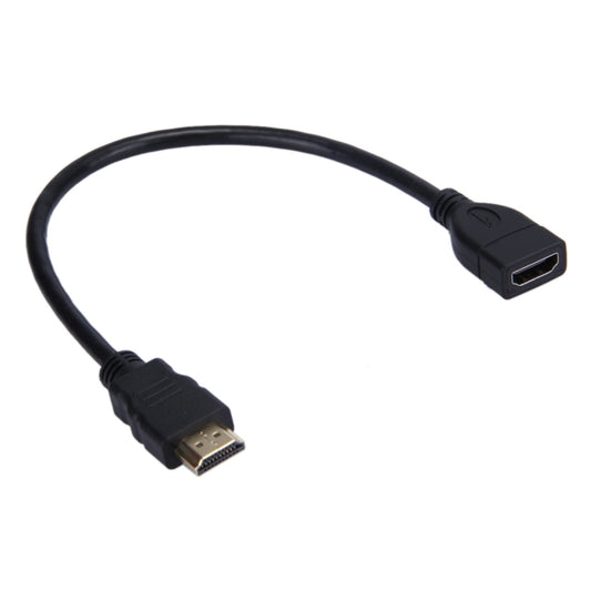 30cm High Speed HDMI 19 Pin Male to HDMI 19 Pin Female Adapter Cable, Length: 30cm