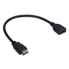 30cm High Speed HDMI 19 Pin Male to HDMI 19 Pin Female Adapter Cable, Length: 30cm