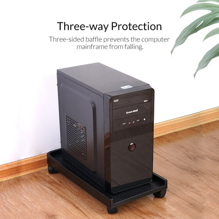 ORICO CPB2-BK-BP Computer-Hosthalterung mit Rädern, CPB2-BK-BP