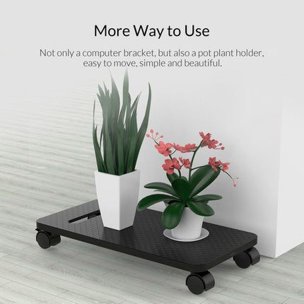 ORICO CPB2-BK-BP Computer-Hosthalterung mit Rädern, CPB2-BK-BP