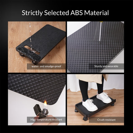 ORICO CPB2-BK-BP Computer-Hosthalterung mit Rädern, CPB2-BK-BP