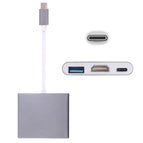 Type-C+USB+HDMI (G) / Grey