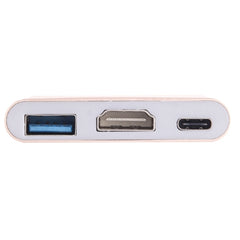 USB-C / Type-C 3.1 Male to USB-C / Type-C 3.1 Female & HDMI Female & USB 3.0 Female Adapter, Type-C+USB+HDMI (J), Type-C+USB+HDMI (G), Type-C+USB+HDMI (B), Type-C+USB+HDMI (S)