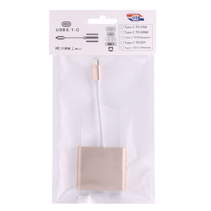 USB-C / Type-C 3.1 Male to USB-C / Type-C 3.1 Female & HDMI Female & USB 3.0 Female Adapter, Type-C+USB+HDMI (J), Type-C+USB+HDMI (G), Type-C+USB+HDMI (B), Type-C+USB+HDMI (S)