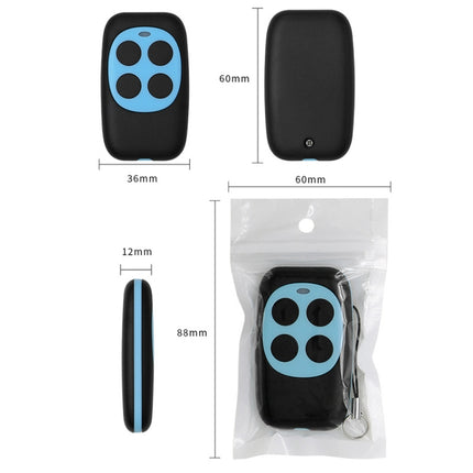 Control remoto inalámbrico para puerta de garaje, clonador de llaves, copia de cuatro teclas, 433 MHZ, colorido