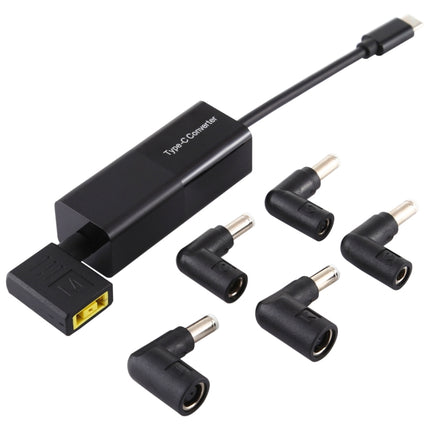 Laptop Power Adapter 65W USB-C / Type-C Converter to 6 in 1 Power Adapter