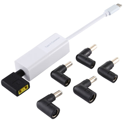 Laptop Power Adapter 65W USB-C / Type-C Converter to 6 in 1 Power Adapter