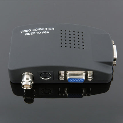 HOWEI HW-2404 BNC / S-Video to VGA Video Converter