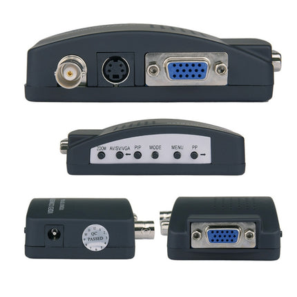 HOWEI HW-2404 BNC / S-Video to VGA Video Converter