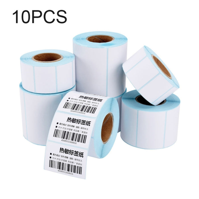 10 PCS 60mmx40mm 700 Sheets Self-adhesive Thermal Barcode Label Paper, 60x40mmx700 sheets