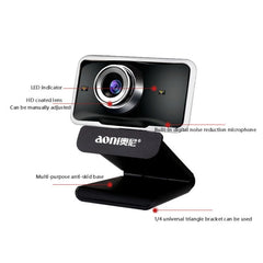 aoni C11 720P 150-degree Wide-angle Manual Focus HD Computer Camera with Microphone, C11