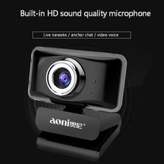 aoni C11 720P 150-degree Wide-angle Manual Focus HD Computer Camera with Microphone, C11