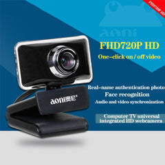 aoni C11 720P 150-degree Wide-angle Manual Focus HD Computer Camera with Microphone, C11