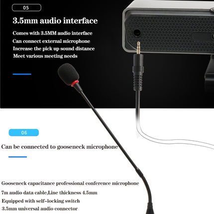 aoni C90 1080P HD Business Smart Computer Camera with Microphone, C90