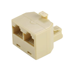 RJ45 Dual Ports LAN Ethernet Connector Network Adapter, 2 RJ45 Female to RJ45 Male