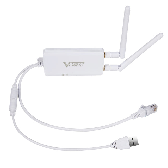 VONETS VAP11S 2.4G Mini Wireless Bridge 300Mbps WiFi Repeater with 2 Antennas, VAP11S