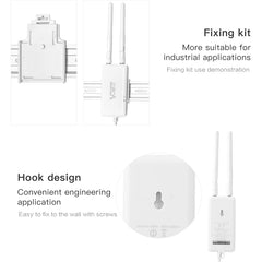 VONETS VAP11S 2.4G Mini Wireless Bridge 300Mbps WiFi Repeater with 2 Antennas, VAP11S