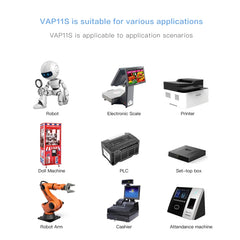 VONETS VAP11S 2.4G Mini Wireless Bridge 300Mbps WiFi Repeater with 2 Antennas, VAP11S