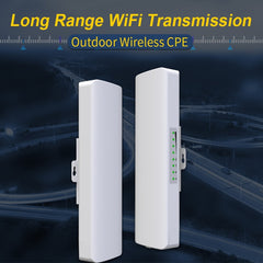 COMFAST CF-E312A Qualcomm AR9344 5.8GHz 300Mbps/s Outdoor ABS Wireless Network Bridge with POE Adapter