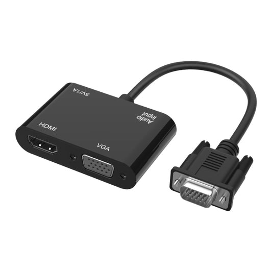 Onten 5138HV 1080P VGA to HDMI + VGA Adapter with Audio, 5138HV