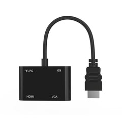 Onten 5165HV HDMI to HDMI + VGA Adapter, 5165HV