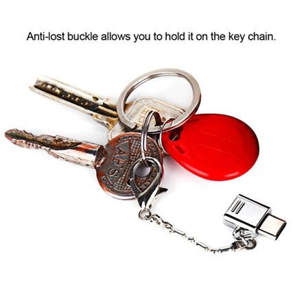 Micro USB Female to USB-C / Type-C Male + USB 2.0 Female to USB-C / Type-C Male Metal Adapter