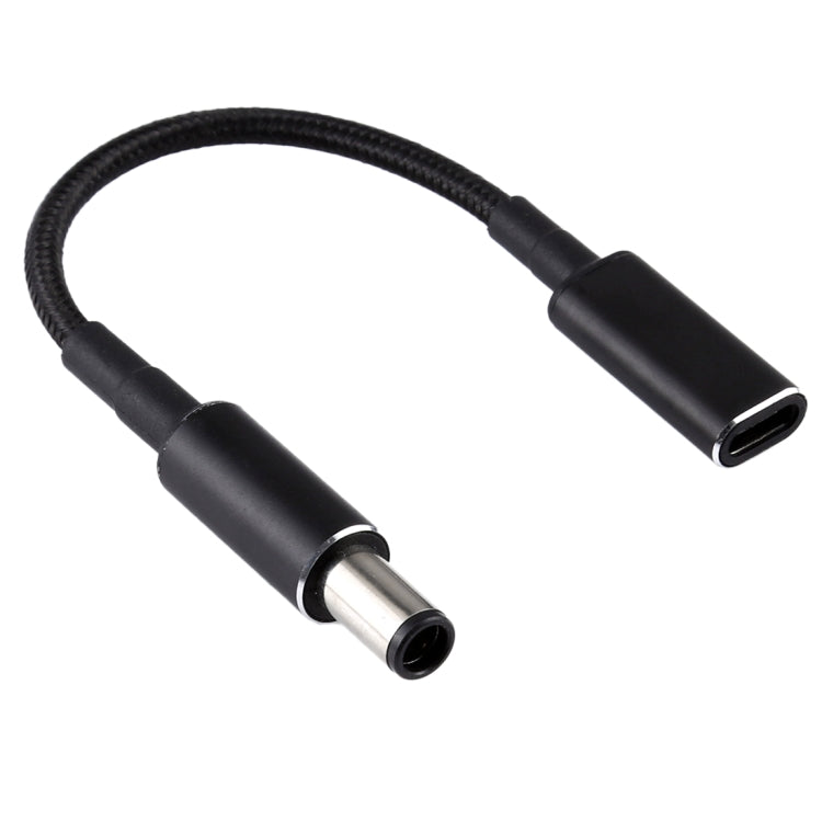 PD 100W 18.5-20V 7.4 x 0.6mm to USB-C / Type-C Adapter Nylon Braid Cable for HP, 7.4 x 0.6mm
