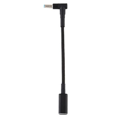 PD 100W 18.5-20V 4.5 x 0.6mm Elbow to USB-C / Type-C Adapter Nylon Braid Cable for HP, 4.5 x 0.6mm