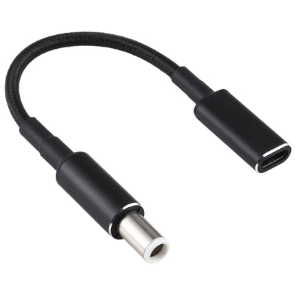 PD 100W 18.5-20V 7.4 x 0.6mm to USB-C / Type-C Adapter Nylon Braid Cable for Dell, 7.4 x 0.6mm