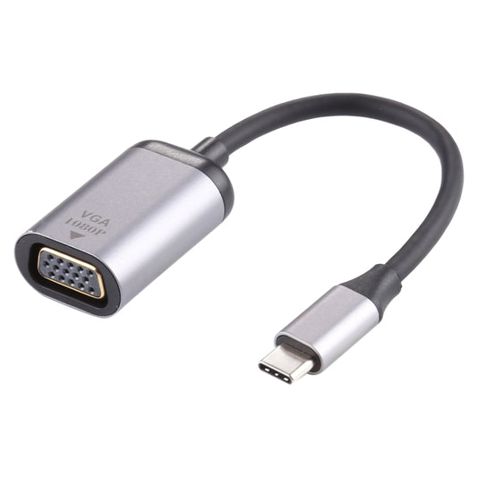 1080P VGA Female to Type-C / USB-C Male Connecting Adapter Cable, VGA Female to Type-C Male