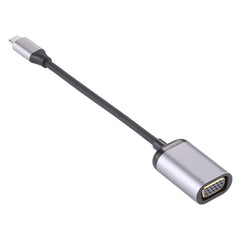 1080P VGA Female to Type-C / USB-C Male Connecting Adapter Cable, VGA Female to Type-C Male