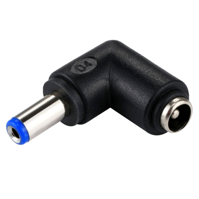 DC 4506 Male  to DC 7406 Female Connector Power Adapter for HP Laptop Notebook, 90 Degree Right Angle Elbow, DC 5521 Male to Female