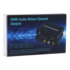 192KHz ARC Audio Extractor HDMI ARC to SPDIF + Coaxial + L/R Converter Audio Return Channel Adapter, 192KHz ARC