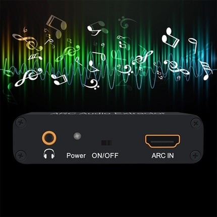 192KHz ARC Audio Extractor HDMI ARC to SPDIF + Coaxial + L/R Converter Audio Return Channel Adapter, 192KHz ARC