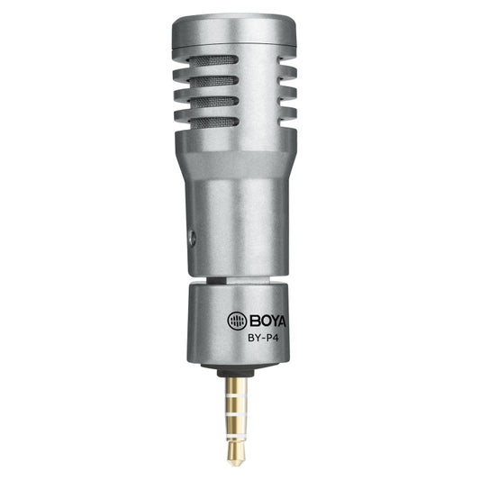 BOYA BY-P4 Omnidirectional Condenser Microphone for 3.5mm Interface Mobile Phones, Computers, Tablets, BY-P4