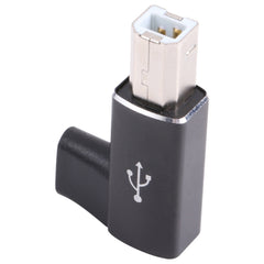 USB-C / Type C Female to USB 2.0 B MIDI Male Adapter for Electronic Instrument / Printer / Scanner / Piano