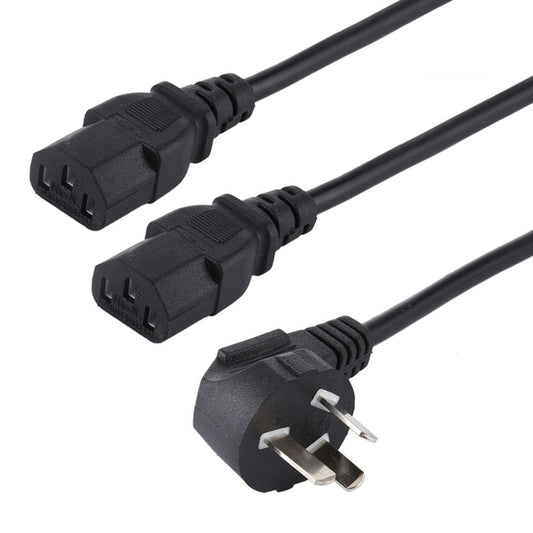 10A 250V 3 Pin Computer PC Power Cable, Length: 1.8m, AU Plug, Double Heads AU Plug