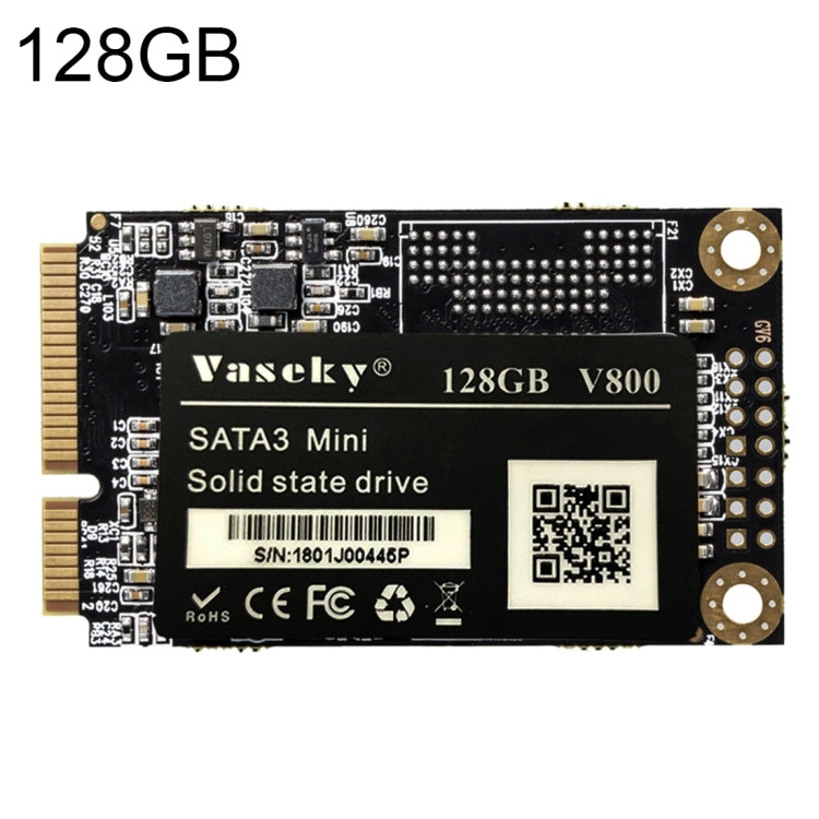 Vaseky V800 128GB 1.8 inch SATA3 Mini Internal Solid State Drive MSATA SSD Module for Laptop, 128GB