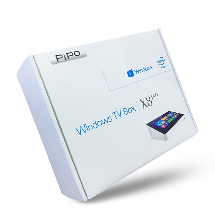 PiPo X8 Pro TV Box Style Mini PC, 4GB + 64GB, 7 inch Windows 10, Intel Celeron N4020 Dual Core, Support TF Card / Bluetooth / WiFi / LAN / HDMI, US/EU Plug, X8 Pro
